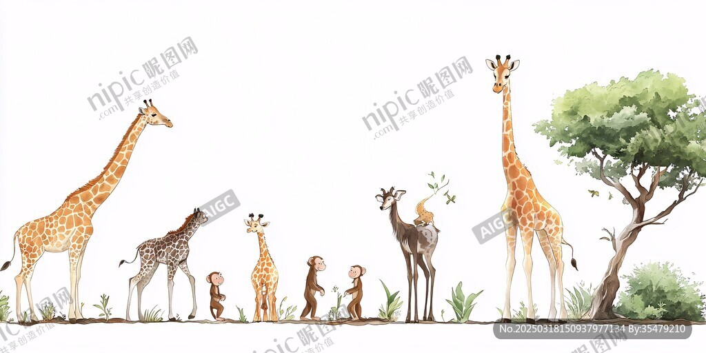 森林里的動物朋友們