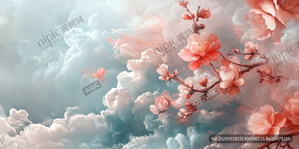 云端的花海