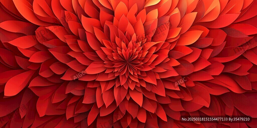紅色花瓣的數(shù)字藝術(shù)
