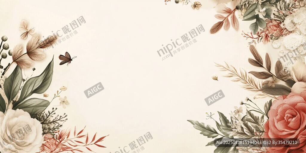 復(fù)古花卉藝術(shù)風(fēng)格