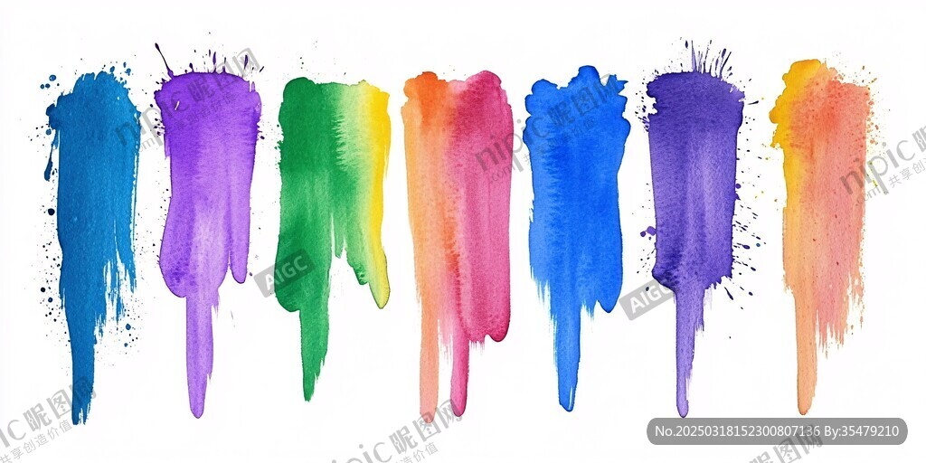 水彩斑斓的条纹 水彩斑斓的条纹