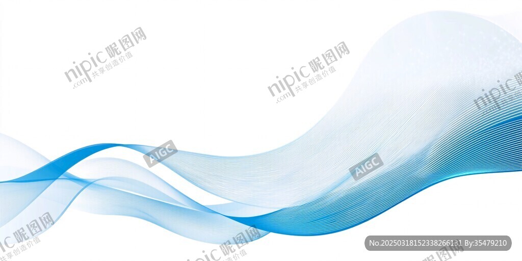 抽象的流動(dòng)線條