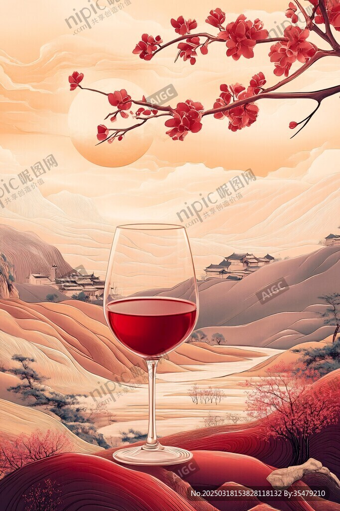 山水葡萄酒