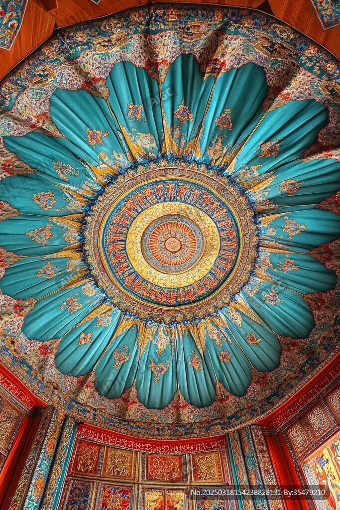 圓頂建筑的壯麗內飾