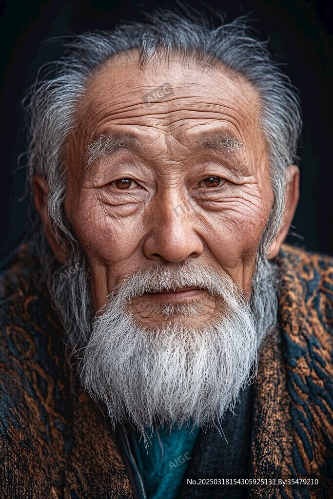老者的面容