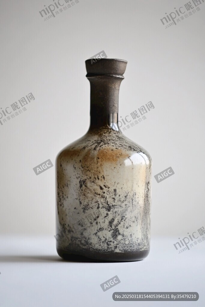 陶瓷花瓶 獨(dú)特的灰色斑駁釉面