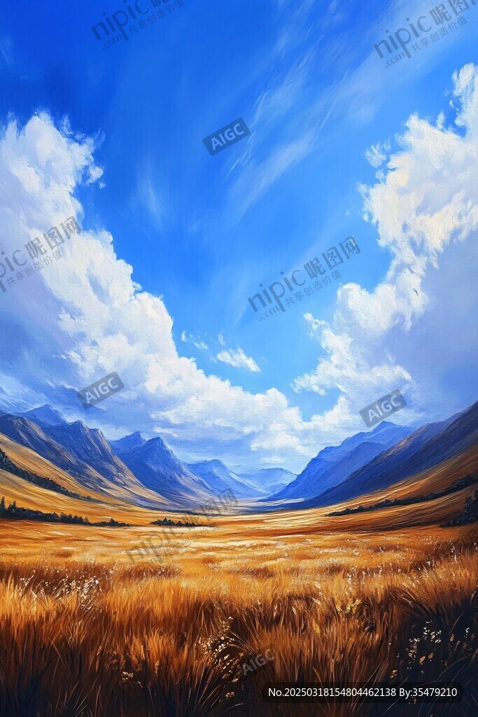 山谷的壯麗全景
