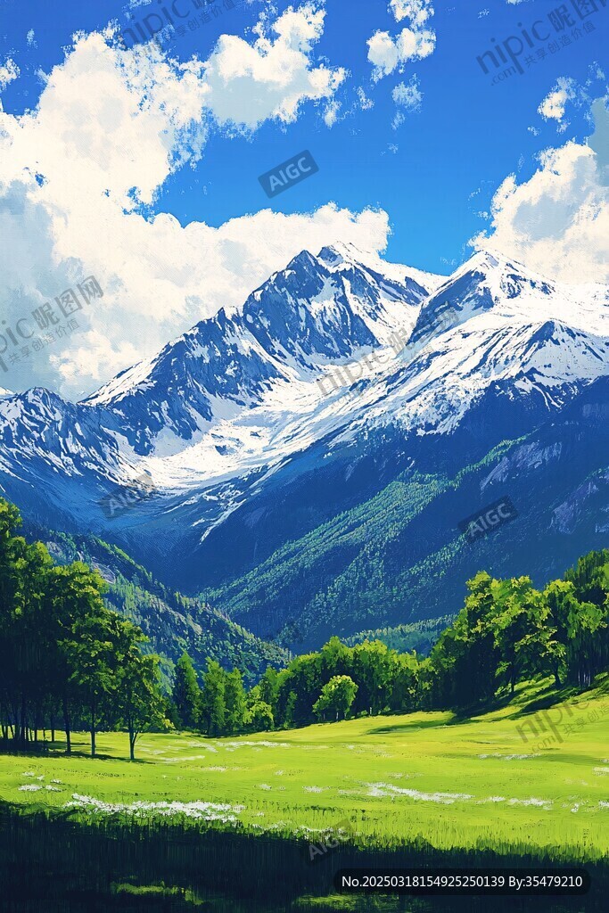 壯麗山景