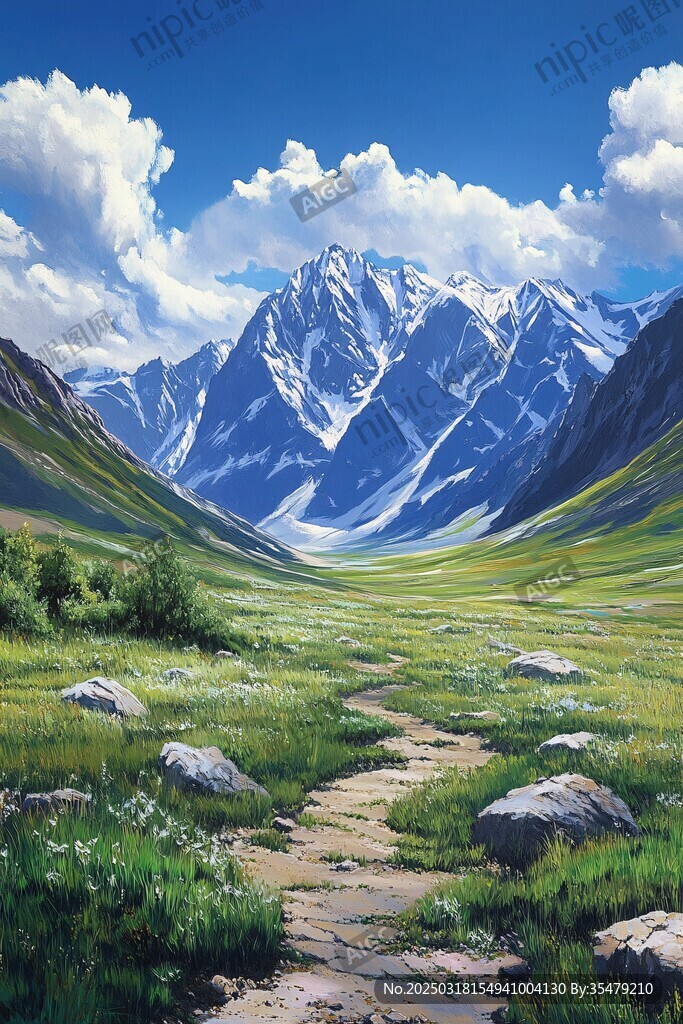 山谷中的寧靜