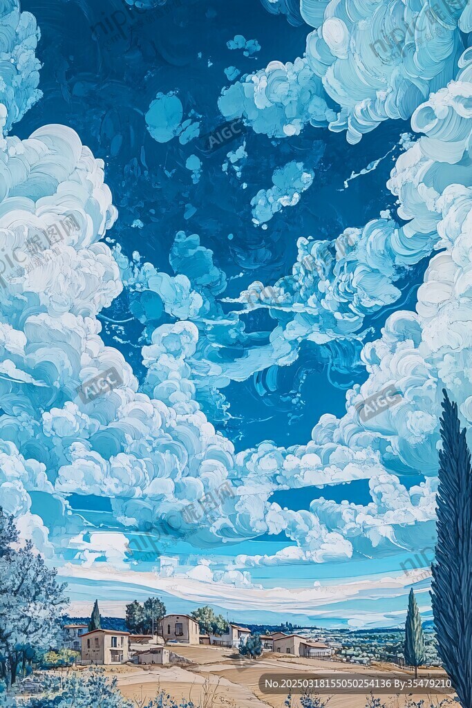 云海下的鄉村