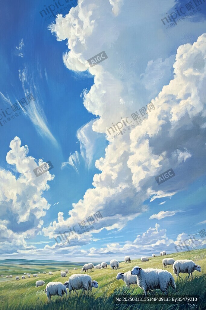 云層下的牧羊人