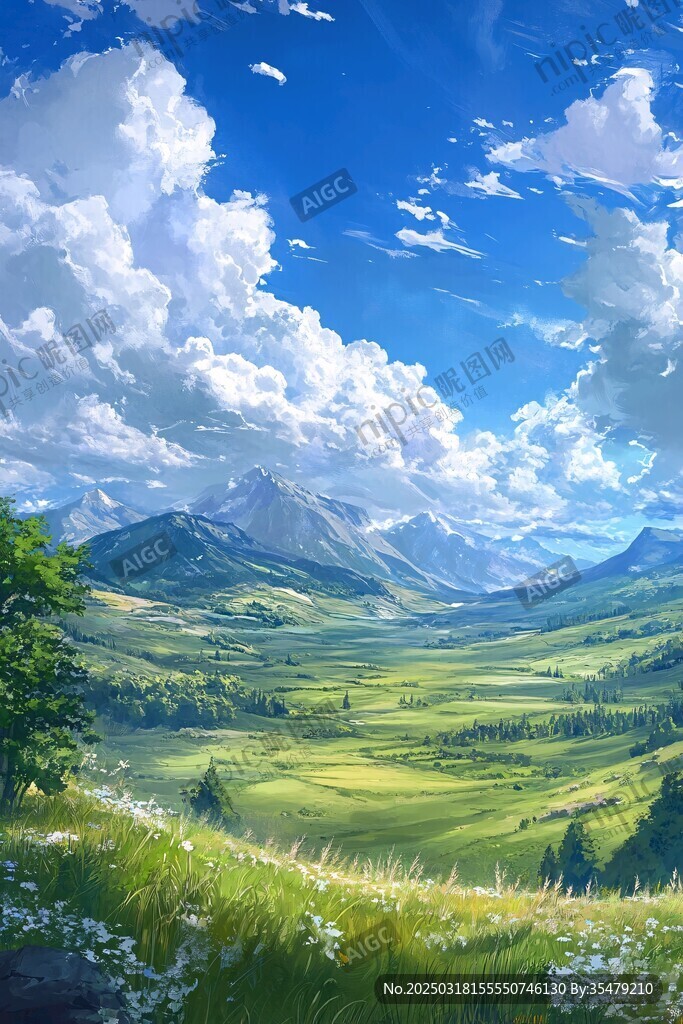 云海山谷的寧靜