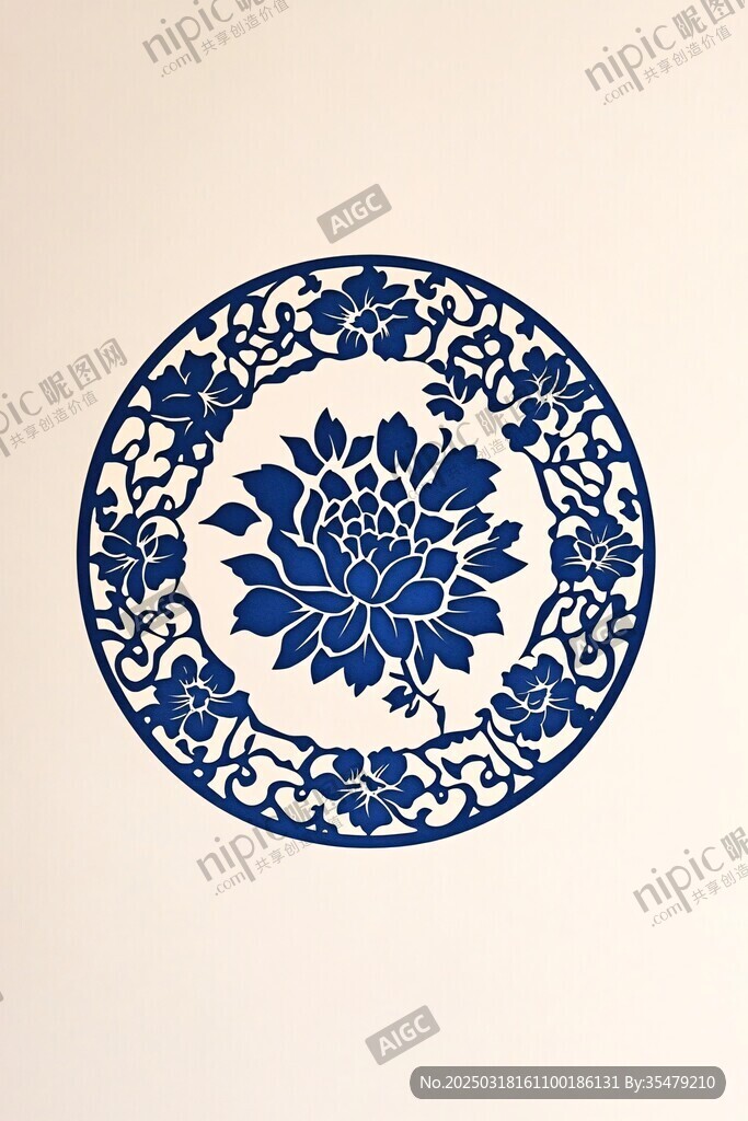 青花瓷圖案