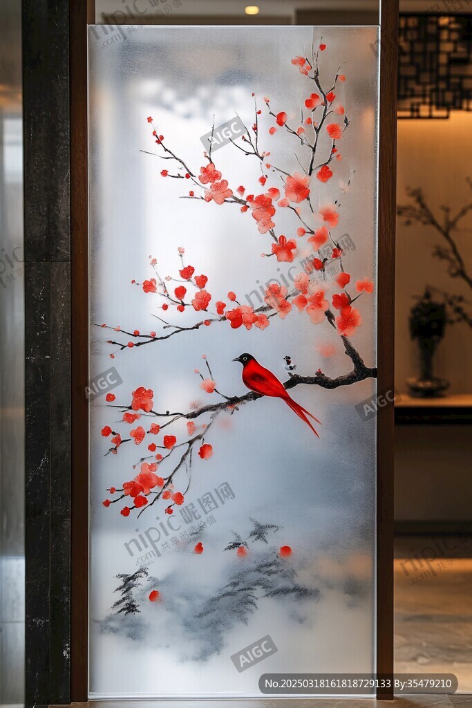 梅紅鳥(niǎo)棲