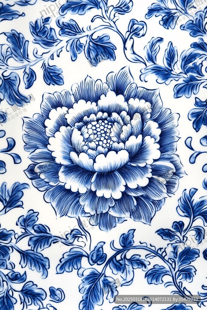 青花瓷圖案