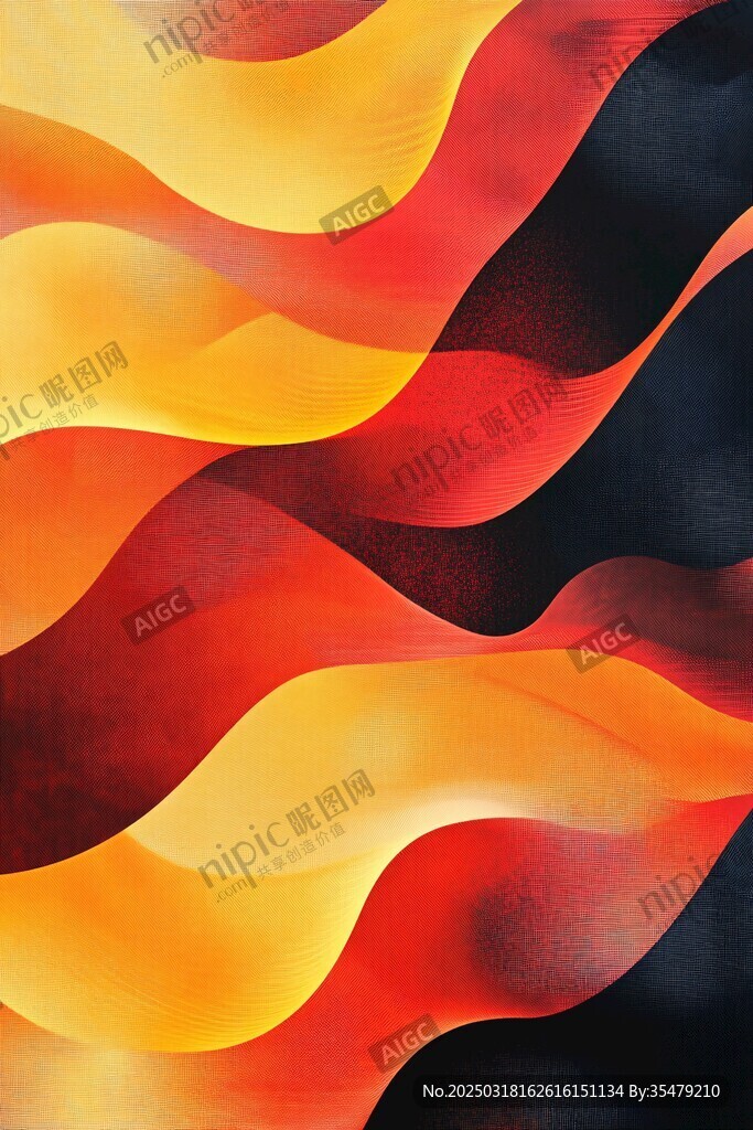 抽象波浪藝術(shù)