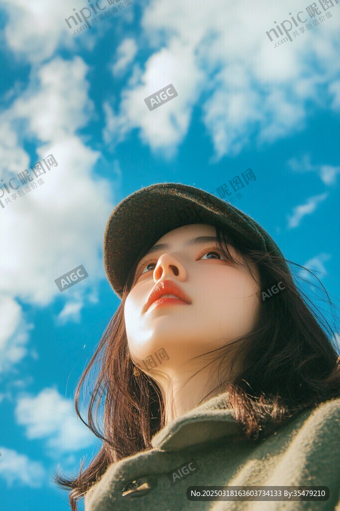 藍(lán)天下的女子