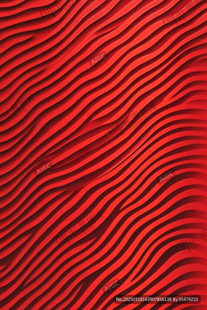 紅色波浪紋理背景