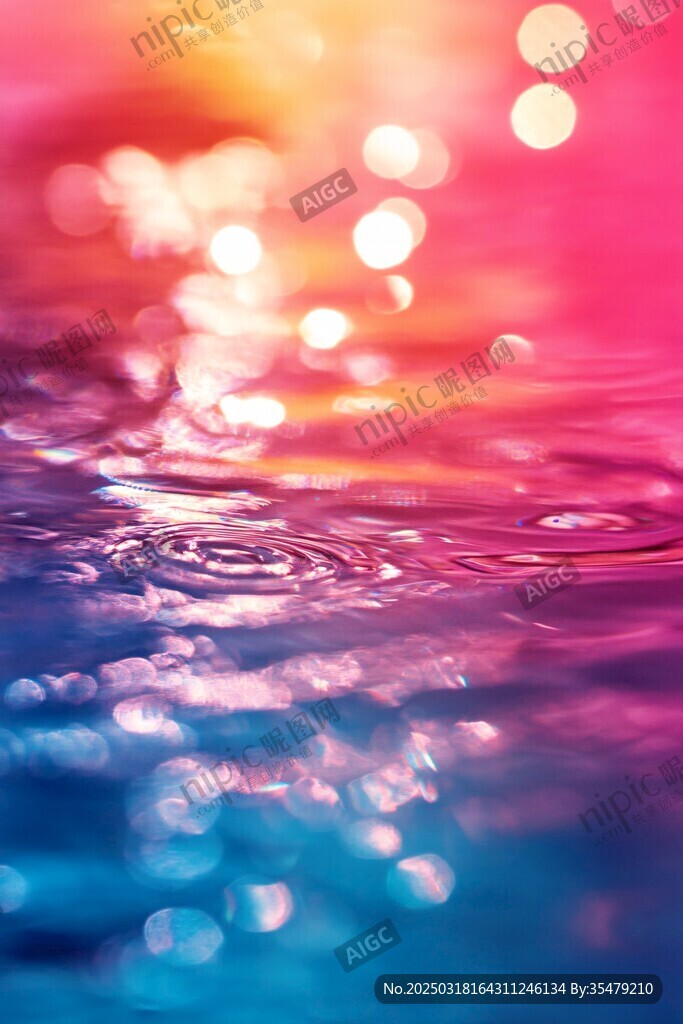 水光斑斕