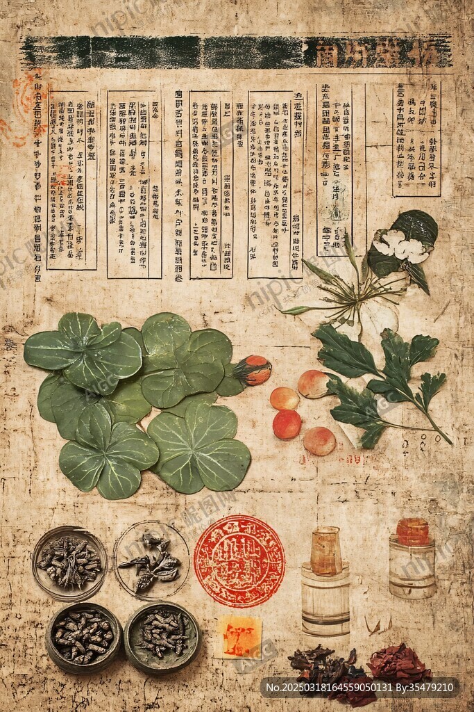 中醫(yī)藥材與古籍手稿