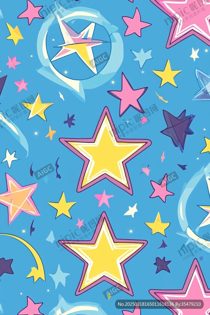 星光璀璨的夜空