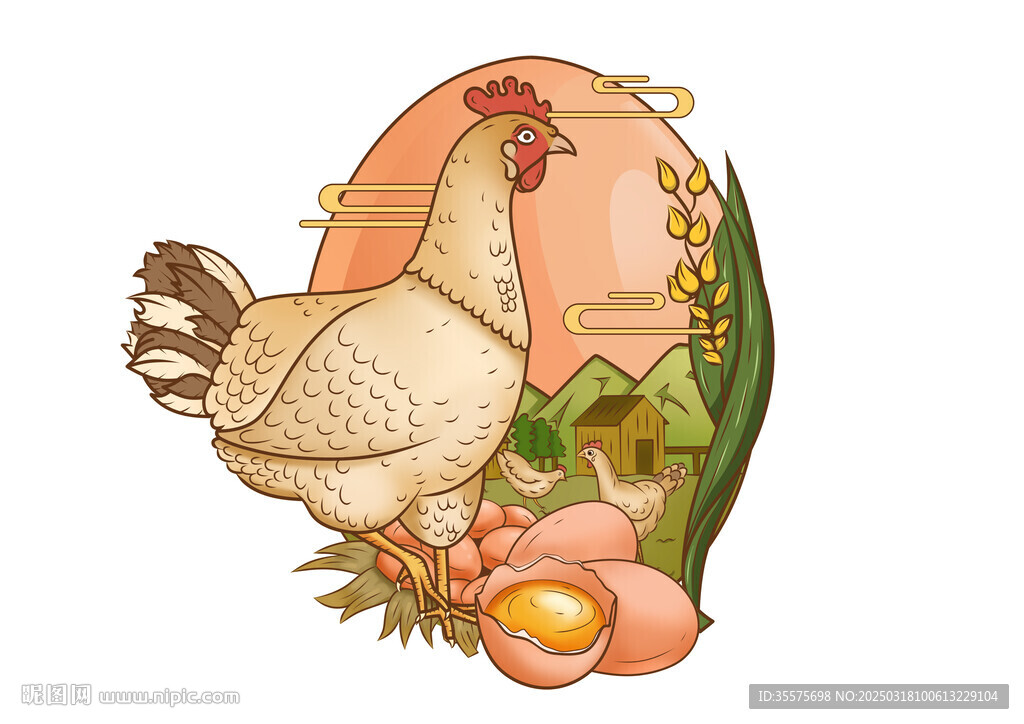 雞蛋插畫