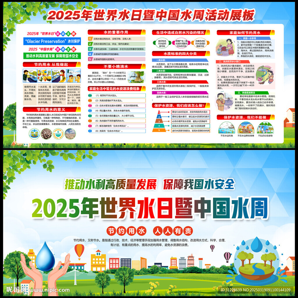 2025世界水日宣傳欄