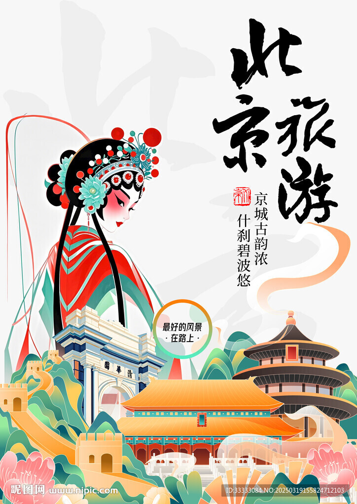 北京旅游海報