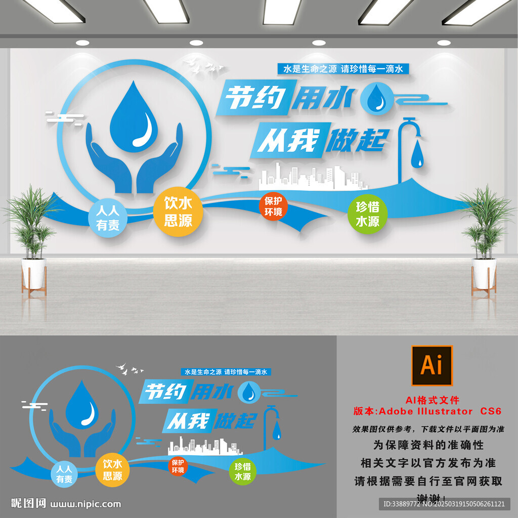節(jié)約用水文化墻