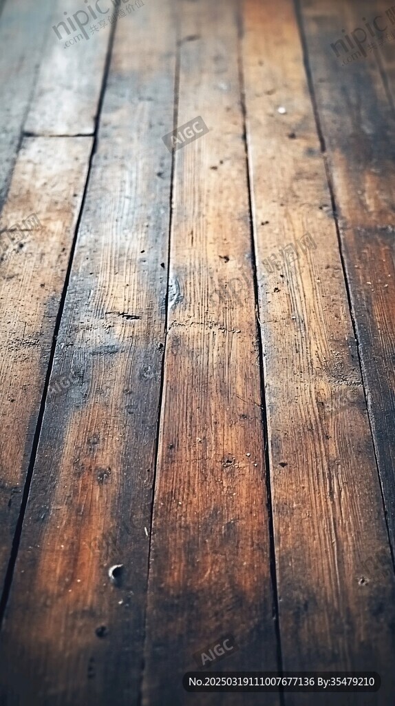 古老的木地板