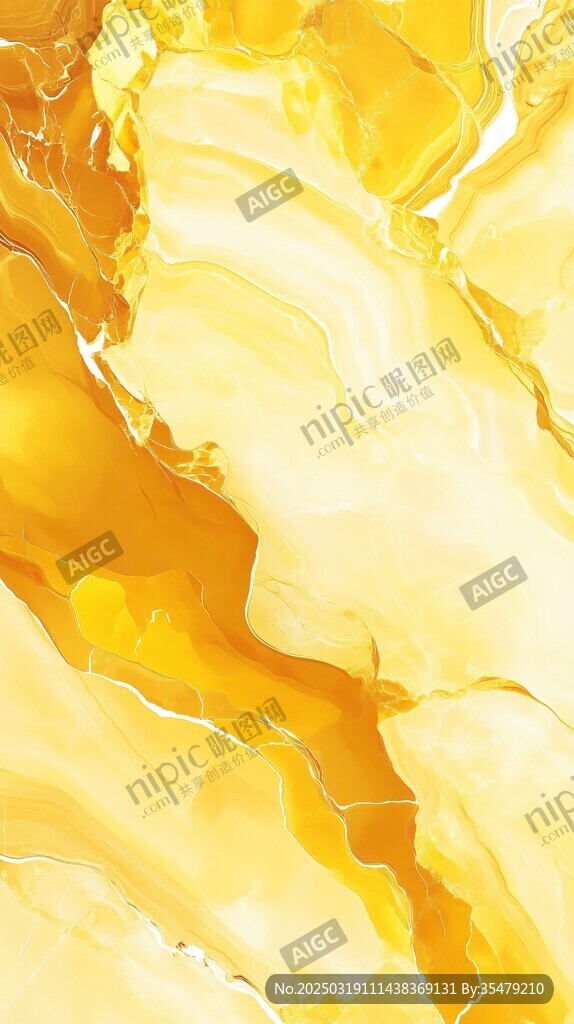 黃色大理石紋理背景