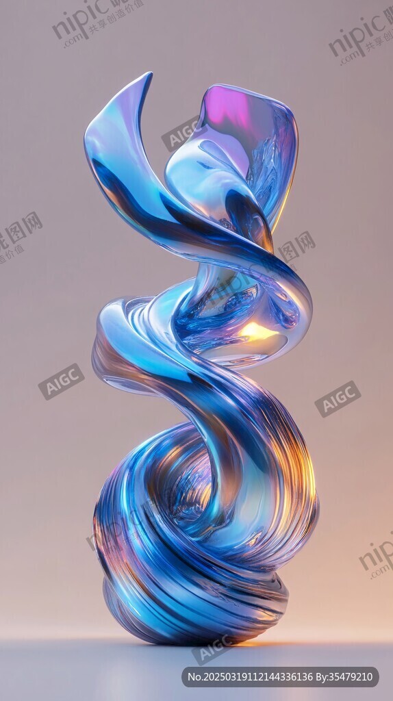 抽象金屬雕塑