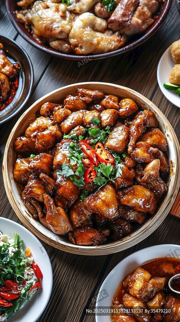 家常雞肉菜肴的美味與色香味俱全
