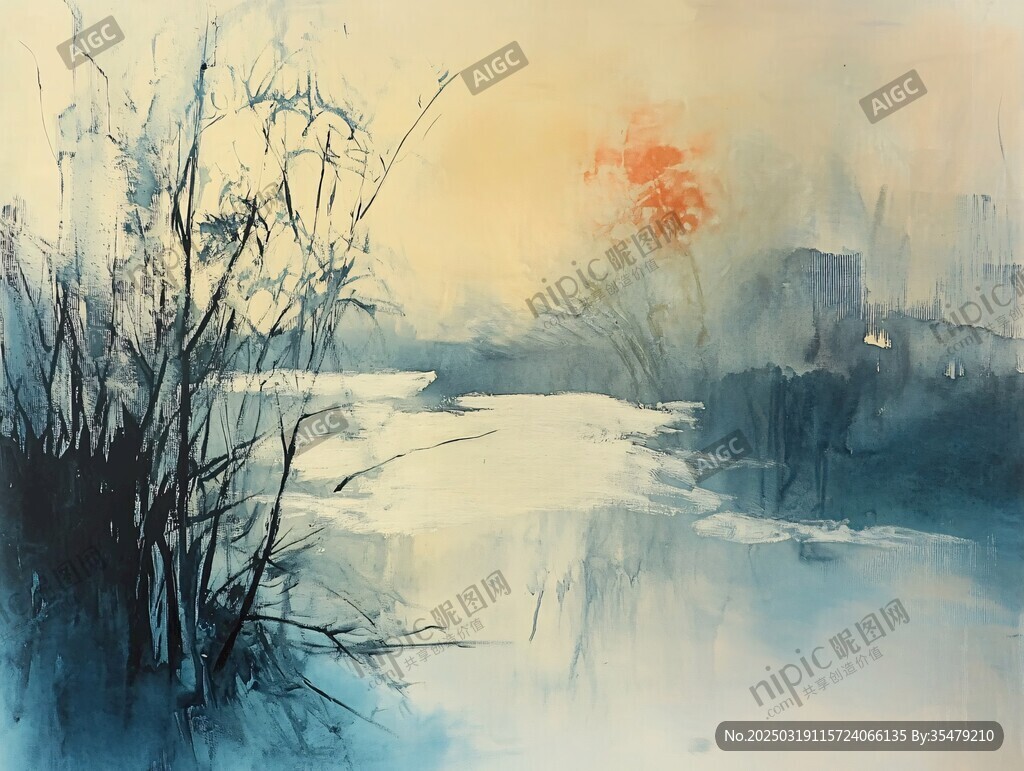 抽象的自然風(fēng)景