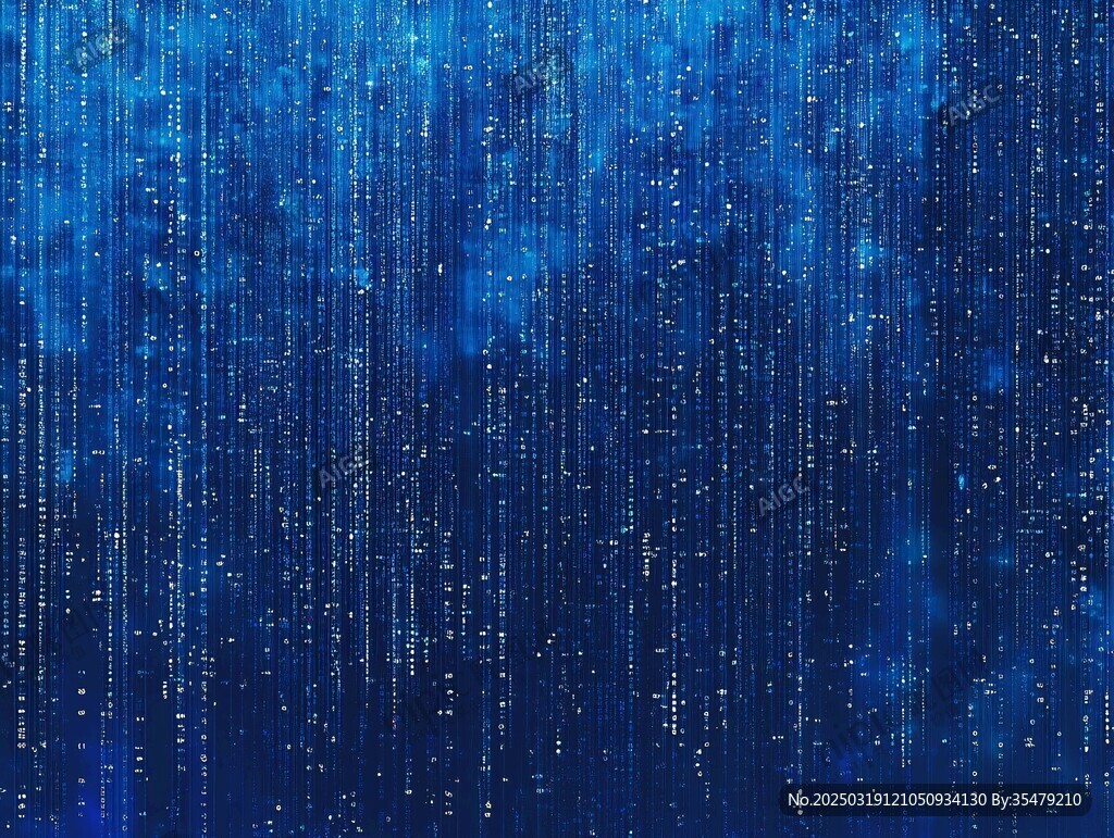 數字雨的視覺幻想