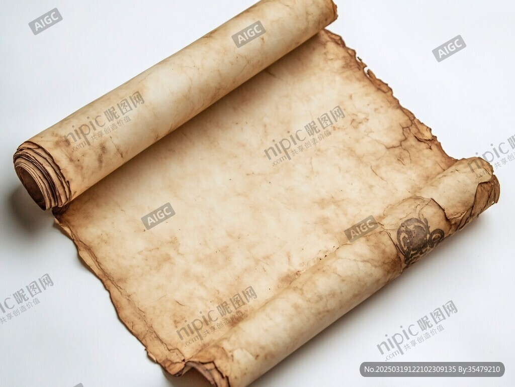 古老的卷軸文檔