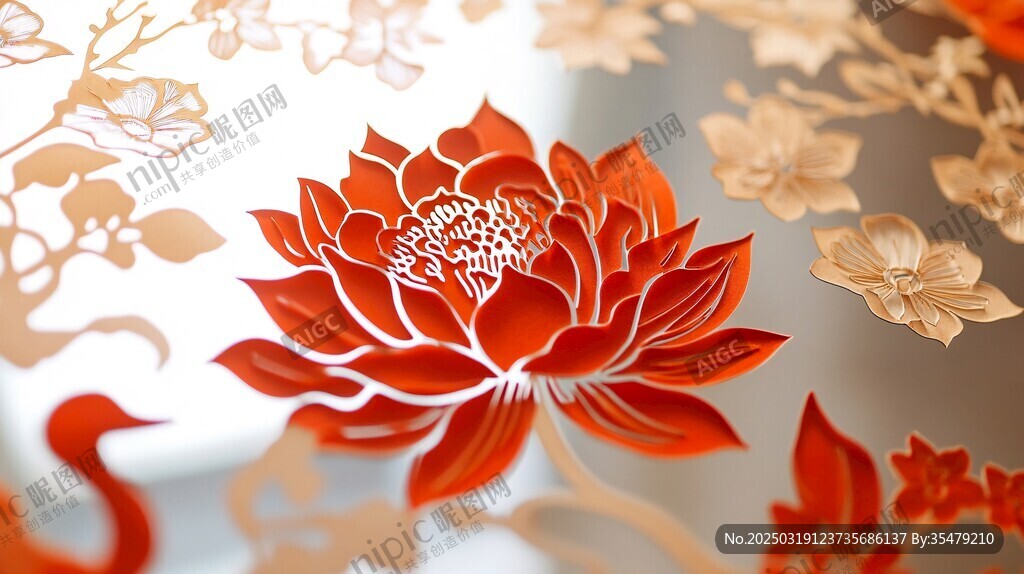 剪紙藝術之花