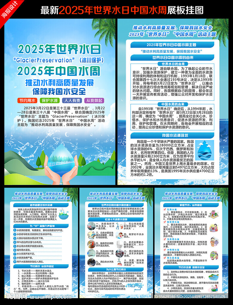 2025年世界水日展板