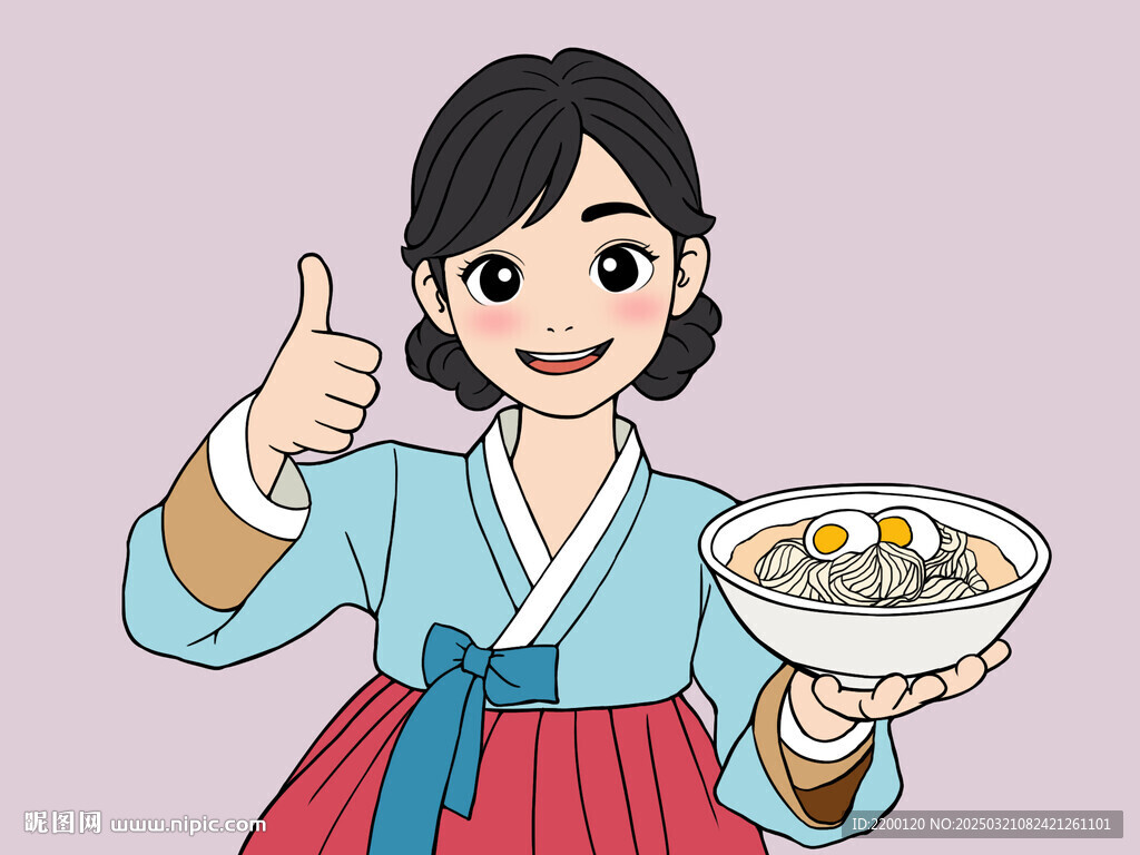 朝鮮女孩冷面