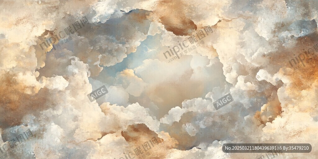 云層之上的天空