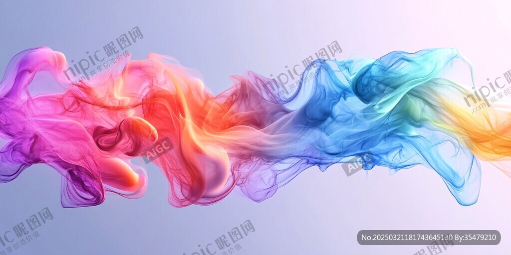 多彩煙霧藝術