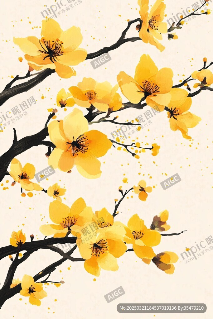臘梅綻放