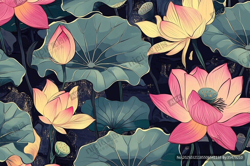 絢麗多彩的蓮花世界