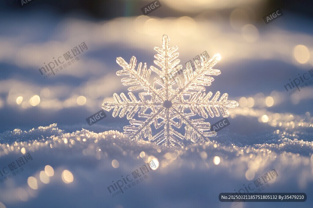 雪花晶瑩