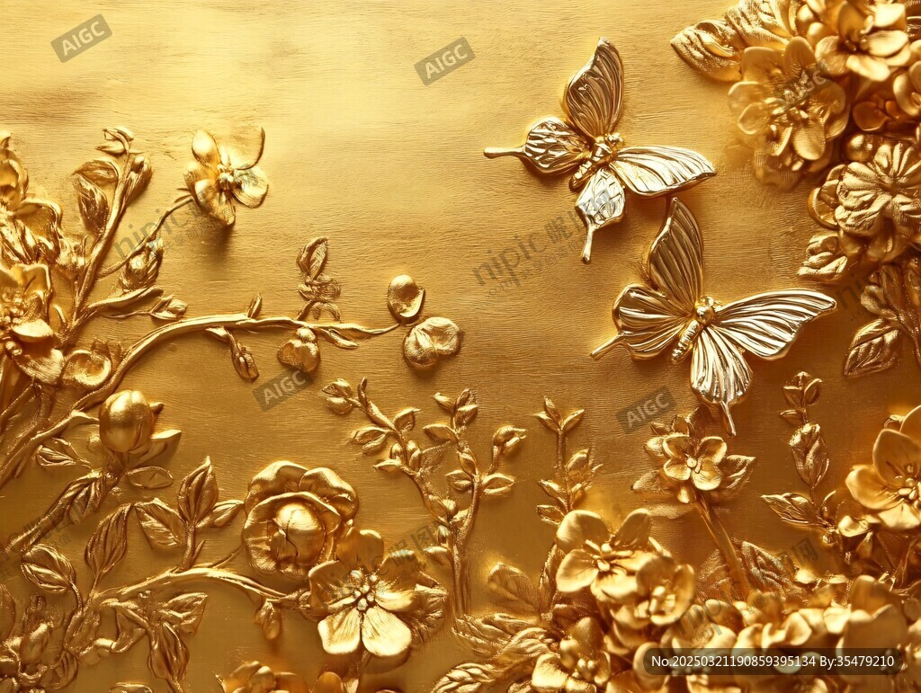 金色浮雕藝術(shù)