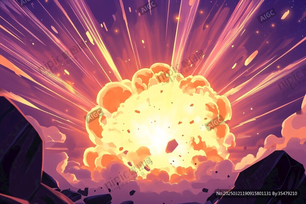 巨浪爆炸場景