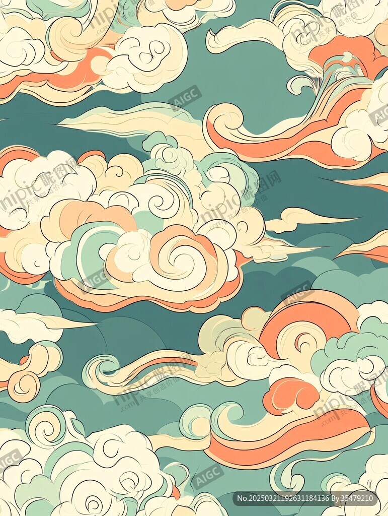 云彩圖案的藝術(shù)