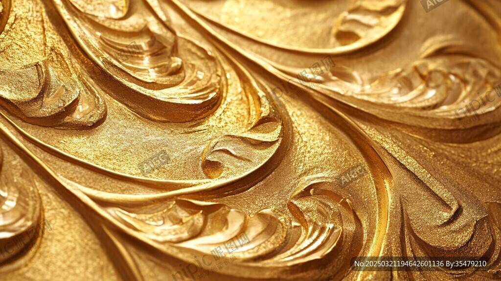 金色浮雕藝術(shù)