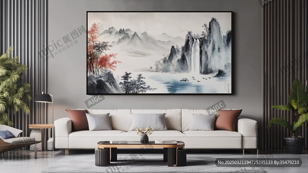 山水畫中的寧靜之境