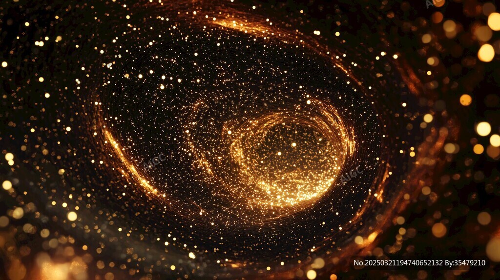 金色宇宙隧道